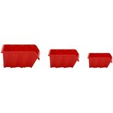  35-dijelni set polica za radionicu crveno-crni 77 x 39 cm PP Slike