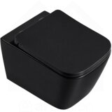 Nero konzolna WC šolja rimless, tornado crna D-PM3651B | Eponuda.com