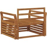  2 Komad Sofa s naslonima Prirodna - Prirodna Zakrivljeni | shoptok.hr