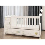 Futrix Kolevka za bebe ljuljajuća sa 5 fioka mdf rastuća Meda ( 32685 ) Cene