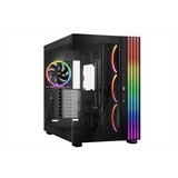 Be Quiet! Tiho! ATX kućište srednjeg formata sa svetlosnom bazom 900 Fx, sa 2x kaljenim staklom, 4x svetlosna krilca 140 mm PWM, ARGB LED trakama i 2 haba | Eponuda.com