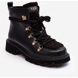 GOE Leather Trapper Boots Women Cene
