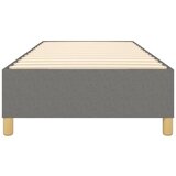  Okvir za krevet s oprugom tamnosivi 90x200 cm od tkanine | shoptok.hr