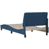  posteljni okvir brez vzmetnice Modra 100x200 cm Tkanina, (21829603) | Shoptok.si