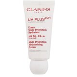 Clarins UV Plus 5P Multi-Protection Moisturizing Screen dnevna krema za lice za sve vrste kože 30 ml Nijansa translucent za žene | shoptok.hr