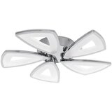 Eglo Amonde plafonjera/5, led, 5x6w, prom 560, krom/bijela | shoptok.hr
