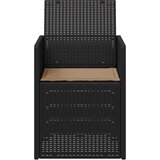  Vrtne stolice za blagovanje 2 pcs Antracit i sivosmeđa PP | shoptok.hr