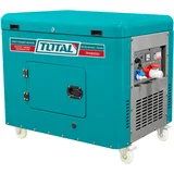 TOTAL TOOLS tihi dizel generator 8kW, 25L/9hp/9 sati/3000rpm (TP280003)