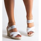 Big Star White wedge sandals | ePonuda.com