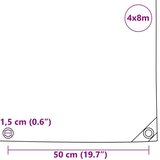 CERADA 650g / m² Smeđa 4 x 8 m Platno s PVC premazom | shoptok.hr