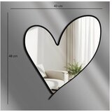 WALLXPERT Ogledalo Ozgl517, 43x48 cm, Srebrne boje | Eponuda.ba