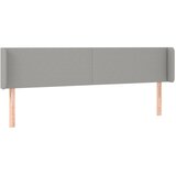  LED uzglavlje svjetlosivo 183x16x78/88 cm od tkanine | shoptok.hr