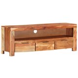 vidaXL TV omarica 110x30x40 cm trden akacijev les Cene