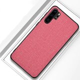  Shock-Proof ovitek za Huawei P Smart Plus 2019 | Relief tekstila, Pink barva | Shoptok.si