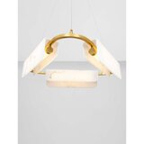 Nova Luce Krem/mjedena LED viseća svjetiljka u mramornom dekoru s mogućnosti zatamnjivanja ø 63 cm Aider – | shoptok.hr