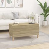  Klubska mizica sonoma hrast 90x44,5x45 cm inženirski les, (20714189) | Shoptok.si