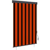 vidaXL Zunanje rolo senčilo 120x250 cm oranžno in rjavo Cene