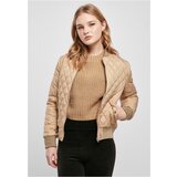 UC Curvy Ladies Diamond Quilt Nylon Jacket unionbeige | Shoptok.si