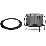 Aga Vzmetna prevleka za trampolin EXCLUSIVE z notranjo mrežo 366 cm črna, (21151459) | Shoptok.si