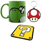 Pyramid International poklon set super mario (yoshi) mug coaster keychain gift set Cene