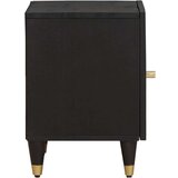 vidaXL Nočna omarica z vrati 2 pcs Črna 40 x 33 x 46 cm | Shoptok.si