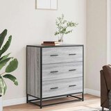 vidaXL Komoda boja hrasta sonome 68x35x76 cm konstruirano drvo metal | shoptok.hr