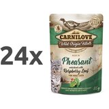Carnilove cat wmm adult - fazan & listi maline, 85 g 24 x 85 g Cene