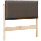 vidaXL Tapecirano vzglavje z vzglavjem Naravna in svetlo siva 90 cm, (5000109539) | Shoptok.si