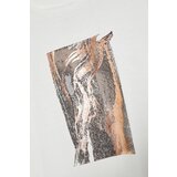Marisse Cotton Blouse With Print, White | ePonuda.com