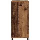 Ormarić s kotačima boja staro drva 55x40x91cm konstruirano drvo | shoptok.hr