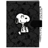 SNOOPY Bilježnica A5 s baršunastim koricama Peanuts | shoptok.hr