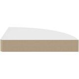 vidaXL Plutajuća kutna polica bijela 25 x 25 x 3,8 cm MDF | shoptok.hr