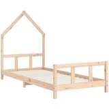  Otroški posteljni okvir 90x190 cm trdna borovina, (20916851) | Shoptok.si