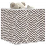 vidaXL Sklopive kutije za pohranu 10 kom smeđe 32x32x32 cm od tkanine | shoptok.hr