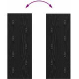  Vješalica za kapute na zidu Zidne Crni hrast 30 x 1,5 x 80 cm | shoptok.hr