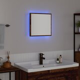  LED kupaonsko ogledalo Zidne Staro drvo 40 x 37 x 8.5 cm | Eponuda.com