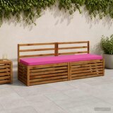  Jastučići za klupe - 2 dijela VUGHT 2 kom. 100% poliester Ružičasti | shoptok.hr