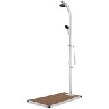  Vrtni tuš sa smeđom bazom 220 cm aluminijski Cene