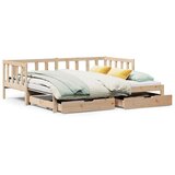  Dnevni krevet na razvlačenje s ladicama bez madraca 90x200 cm | Eponuda.com