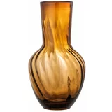 Bloomingville Rjava steklena ročno izdelana vaza (višina 27 cm) Saiqa –