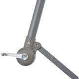  Nihajni senčnik z aluminijastim drogom bordo rdeč 300 cm, (20692909) | Shoptok.si