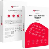 forcell f-protect flexible nano 7H privacy - hibridna nano staklena folija za ploter 196x125mm (25 kom) u