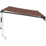 Tenda na automatsko uvlačenje smeđa 350 x 250 cm | shoptok.hr