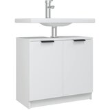 vidaXL kopalniška omarica bela 64,5x33,5x59 cm konstruiran les | Shoptok.si