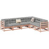 vidaXL 6-dijelni set vrtnih sofa od duglazije i jelovine s jastucima | shoptok.hr