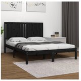  Za krevet od masivne borovine crni 140 x 190 cm | shoptok.hr