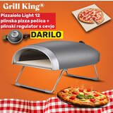 Grill King Pizzaiolo Light 12” plinski pizza pekač + plinski regulator s crijevom + zaštitno pokrivalo Cijene