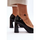VINCEZA Black Bow Pump Heels by Ariemessa | ePonuda.com