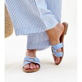 Gemre Isana blue sandals with buckle | shoptok.hr