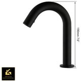 Kranig Kraanwerk Senzor Ultima razreda A | Črna | Brezdotična pipa | WC soba | Mat Black | Minimalizem, (21731982) | Shoptok.si